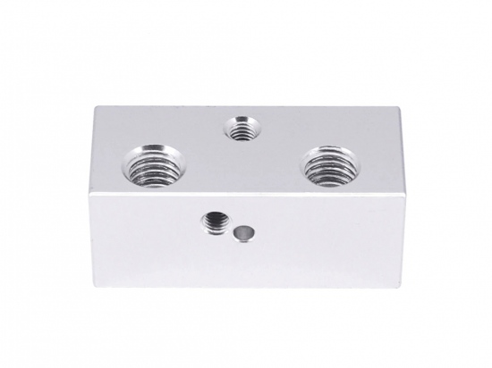 Heat block E3D V6 double nozzle